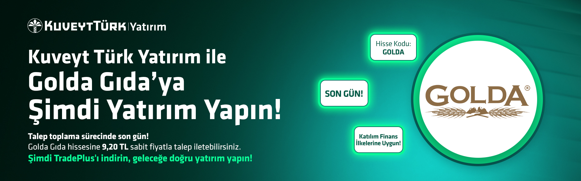 KTY Golda Gıda Halka Arz Songün Webbanner